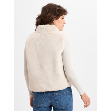 Marie Lund Marie Lund Bodywarmer crème / brokaat