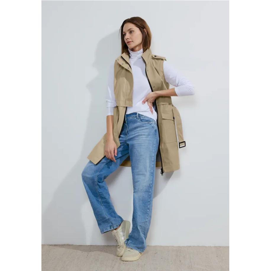 CECIL Moderne trench-bodywarmer Bruin