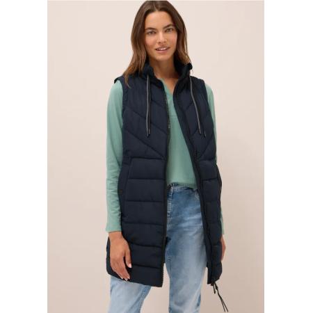CECIL Lang gewatteerd vest