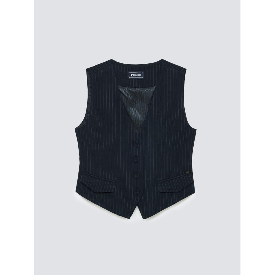 Big Star BIG STAR Bodywarmer Elvia marine / wit -