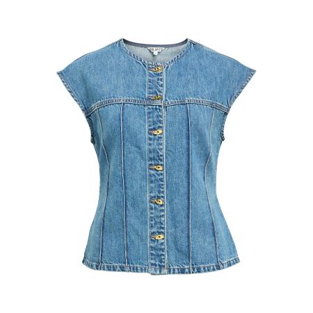 Object OBJECT Bodywarmer OBJDivona blauw denim