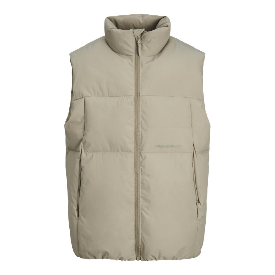 Jack & Jones JACK & JONES Bodywarmer donkerbeige -
