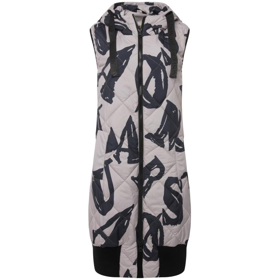 LAURASØN LAURASØN Bodywarmer navy / lichtgrijs -