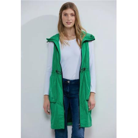 CECIL Lange bodywarmer met mesh