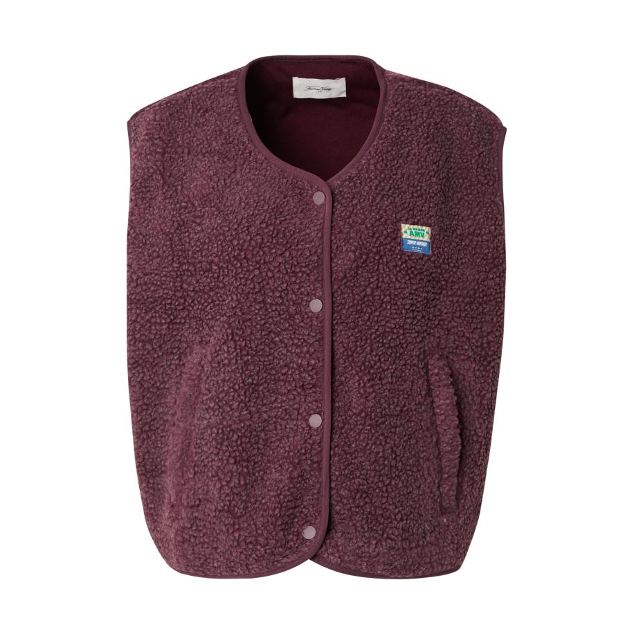 American Vintage AMERICAN VINTAGE Bodywarmer Hoktown bourgogne -