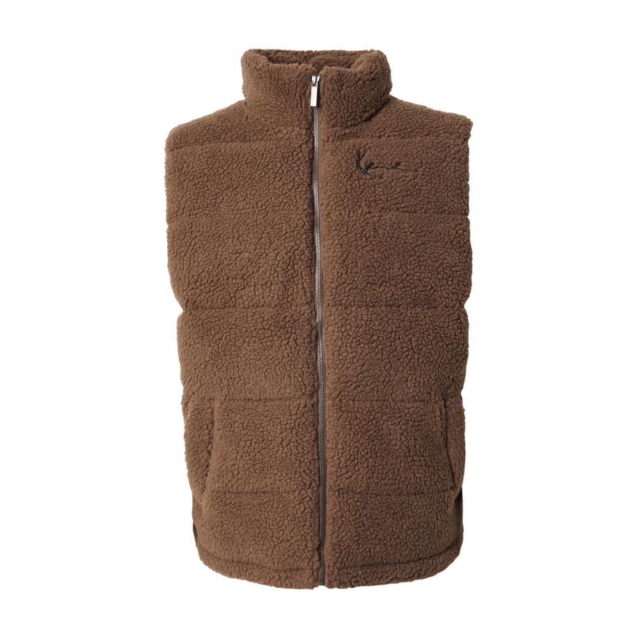 Karl Kani Karl Kani Bodywarmer lichtbruin -