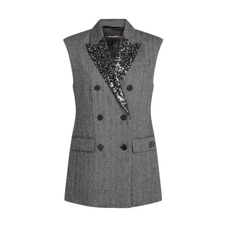 Karl Lagerfeld Karl Lagerfeld Bodywarmer grijs