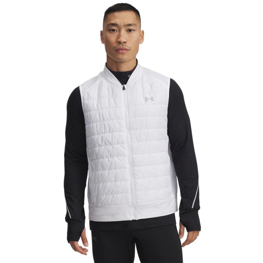 Under Armour Launch Insulated Bodywarmer voor heren Wit / Reflecterend M Wit