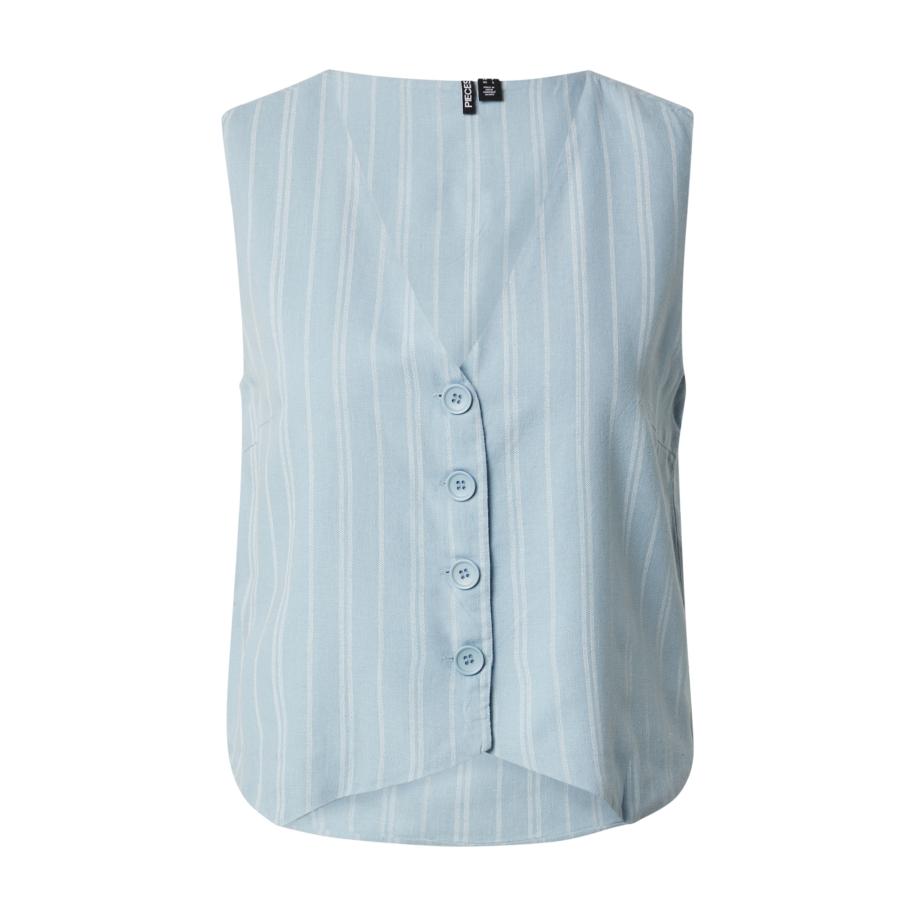 Pieces PIECES Bodywarmer PCPIA lichtblauw / wit -