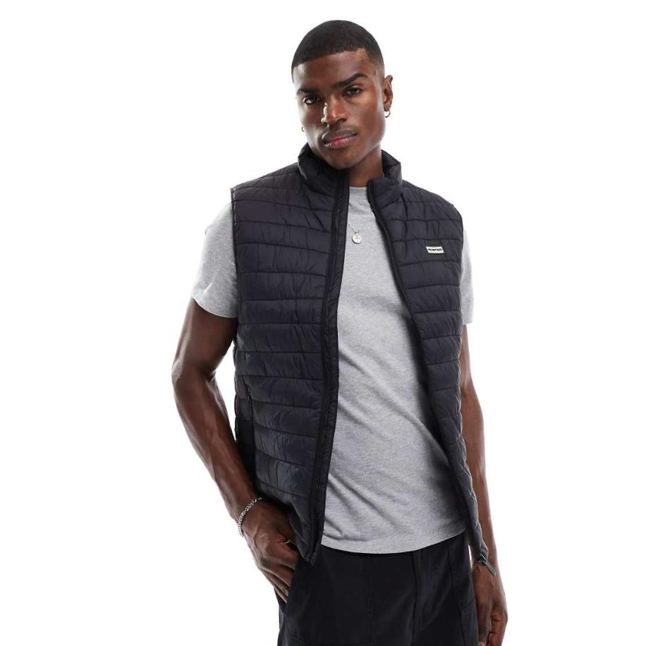 Hunter - Luke - Geïsoleerde bodywarmer in zwart Zwart
