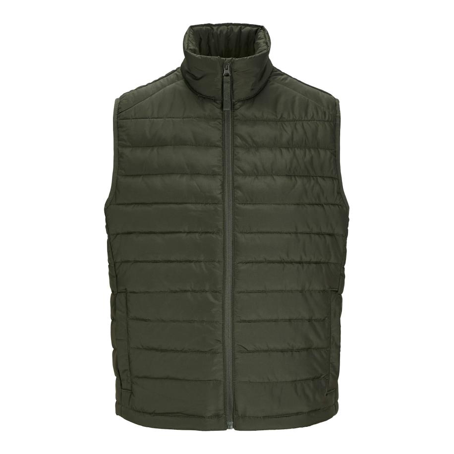 JJ Rebel JJ Rebel Bodywarmer donkergroen -