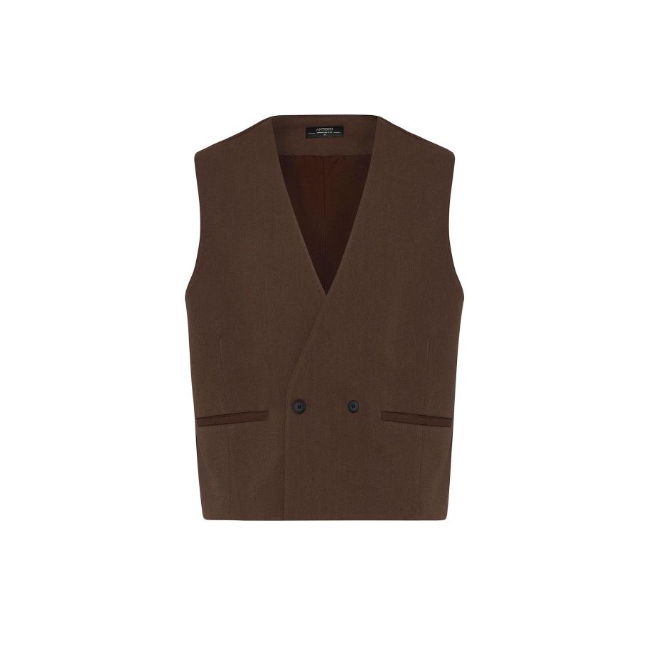 Antioch Antioch Bodywarmer chocoladebruin -