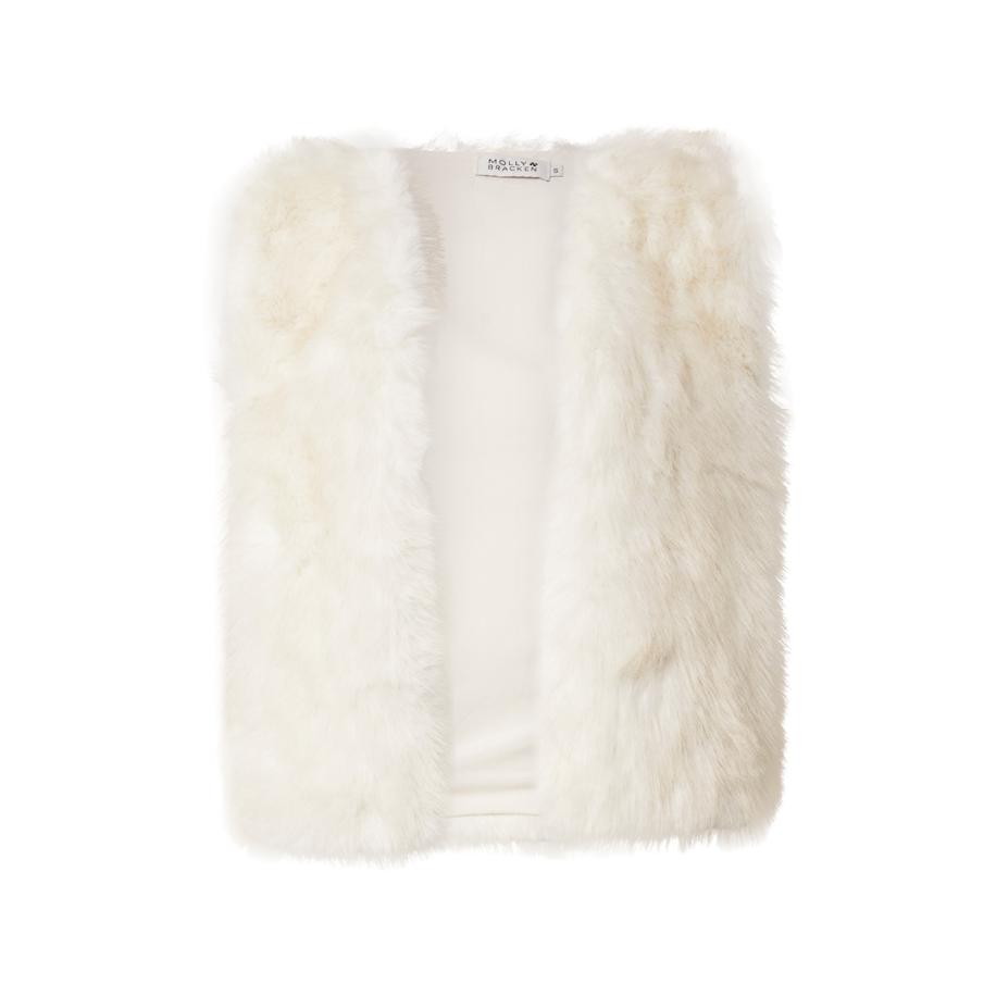 Molly Bracken Molly BRACKEN Bodywarmer offwhite -