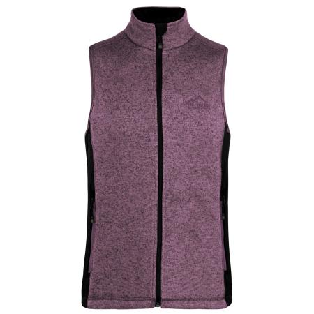 normani Sportbodywarmer Kashechewan lila gemêleerd / zwart