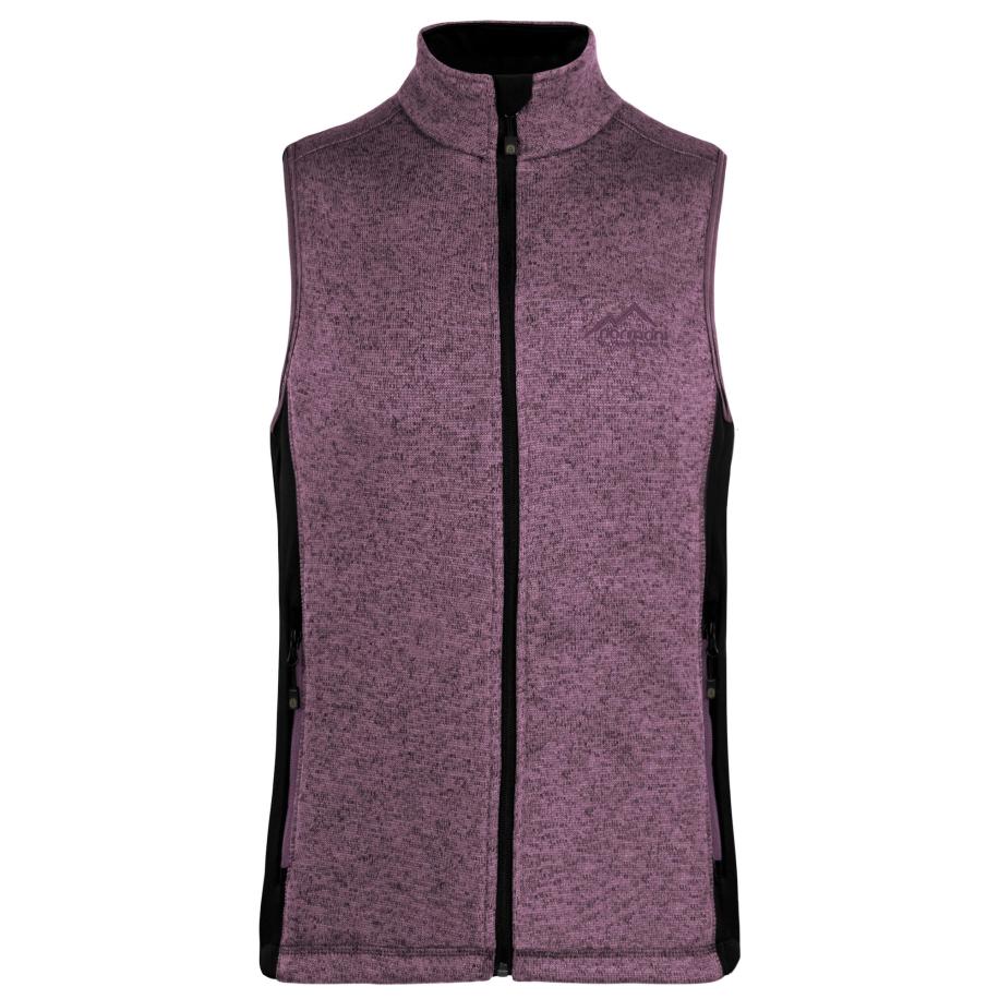 normani Sportbodywarmer Kashechewan lila gemêleerd / zwart Paars