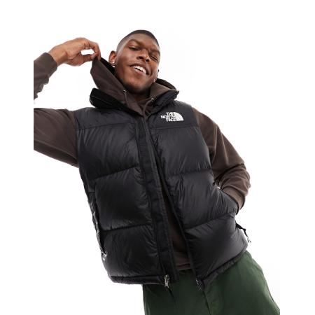 The North Face - '96 Retro Nuptse - Gewatteerde bodywarmer met donsvulling in zwart