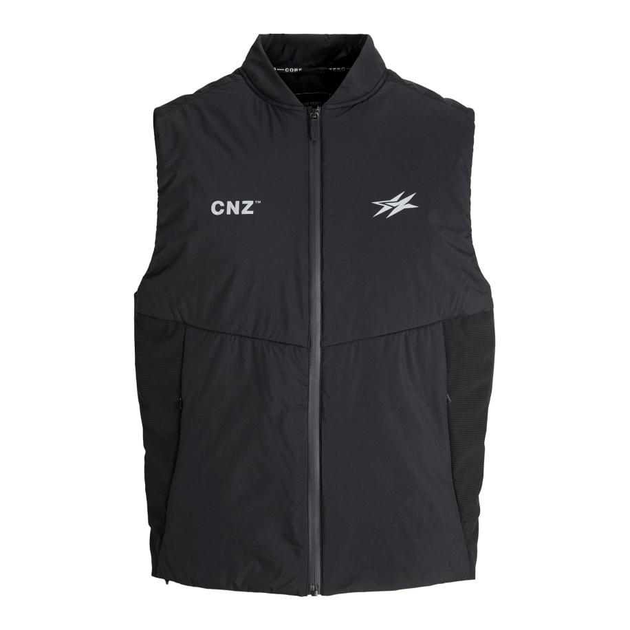 Jack & Jones JACK & JONES Bodywarmer JCOCnz Paris zwart / wit -