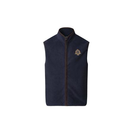 Hackett London Hackett London Bodywarmer Heritage nachtblauw / bruin