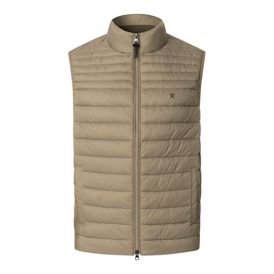 Hackett London Hackett London Bodywarmer donkerbeige / zwart -
