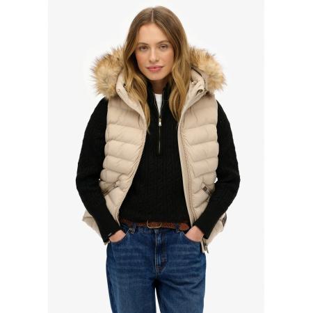 Superdry Superdry Bodywarmer Fuji ecru / cappuccino