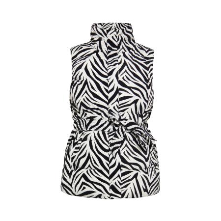 Faina faina Bodywarmer zwart / wit