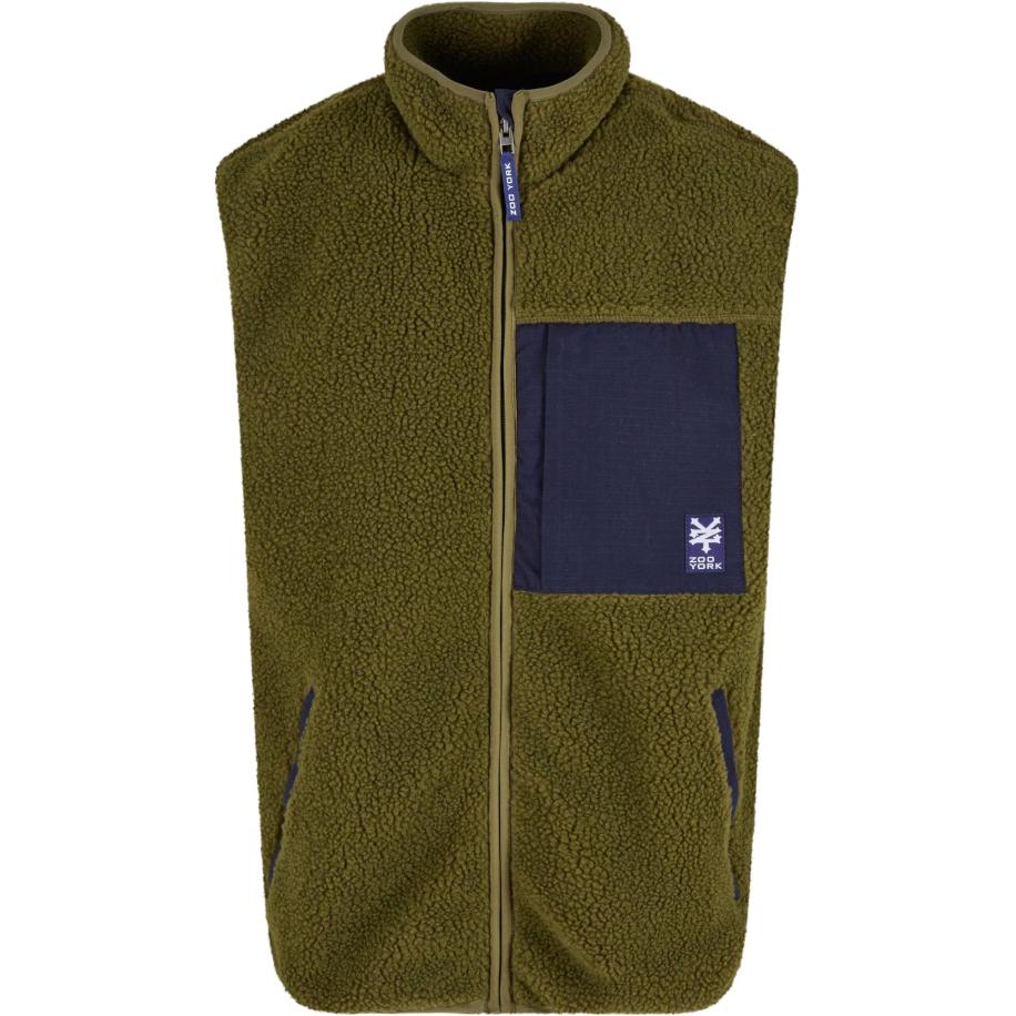 ZOO YORK Bodywarmer marine / olijfgroen Groen