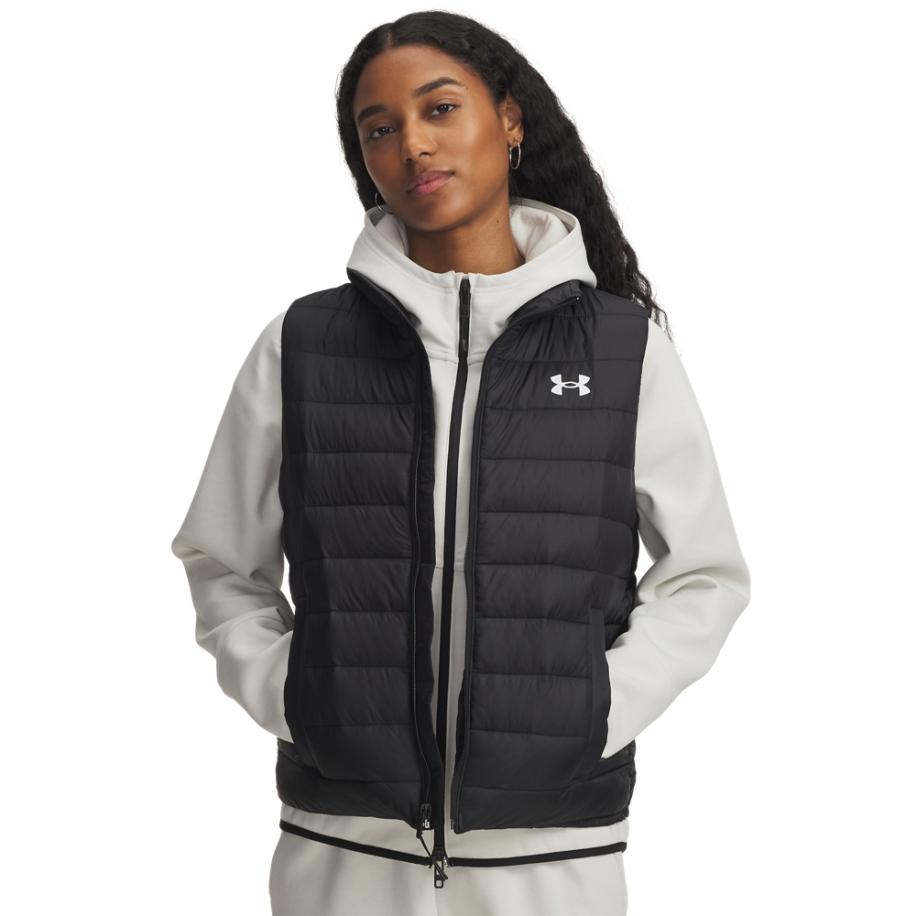 Under Armour Sportswear Insulate bodywarmer voor dames Zwart / Wit XL Zwart