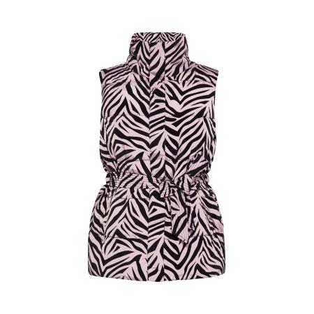 Faina faina Bodywarmer mauve / zwart