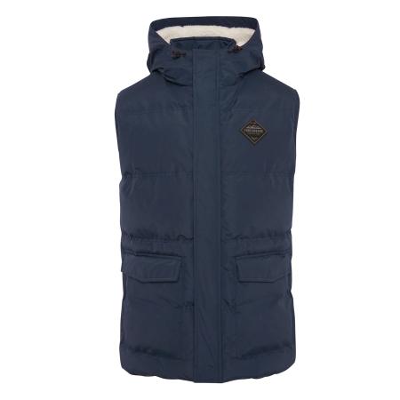 Threadbare Threadbare Bodywarmer Athletic donkerblauw