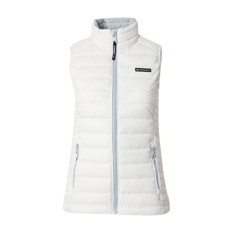 Superdry Superdry Bodywarmer Fuji Lite pastelblauw / lichtgrijs / zwart -