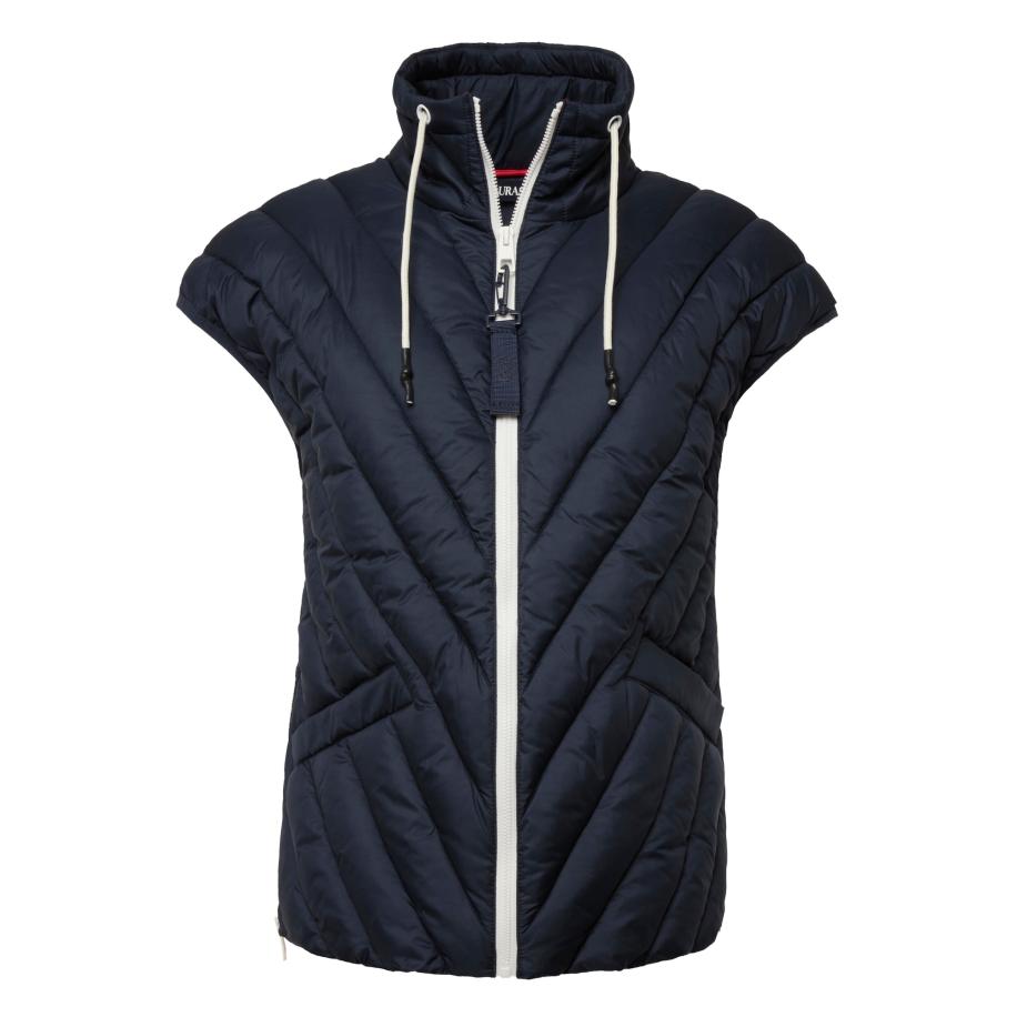 LAURASØN LAURASØN Bodywarmer marine / offwhite -