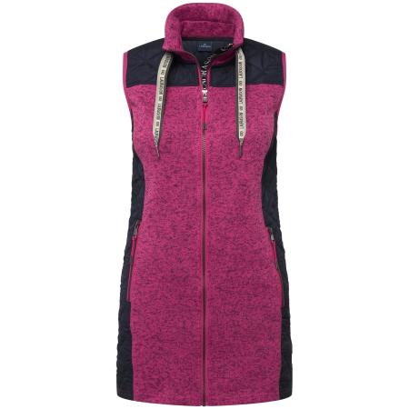 LAURASØN LAURASØN Bodywarmer grijs / pink / zwart