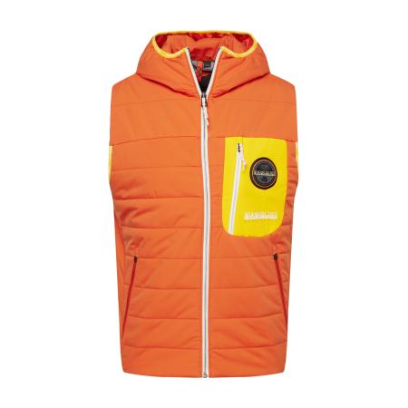 Napapijri NAPAPIJRI Bodywarmer A-Huron geel / oranje / zwart / wit