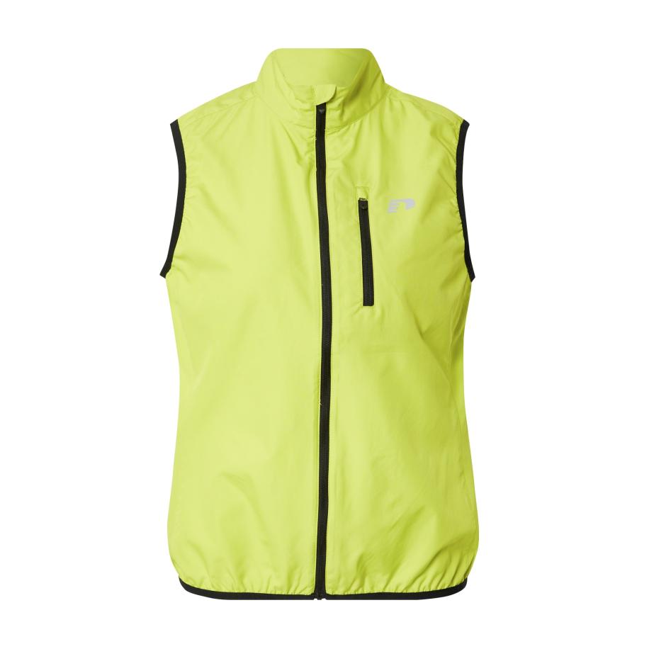 Newline Newline Sportbodywarmer limoen / zwart -