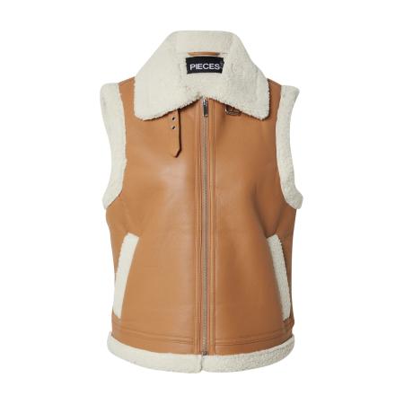 Pieces PIECES Bodywarmer PCJANELLE crème / pueblo