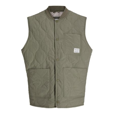 Jack & Jones JACK & JONES Bodywarmer olijfgroen / wit