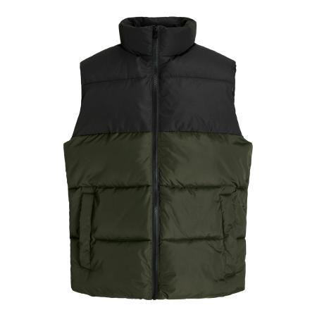 Jack & Jones JACK & JONES Bodywarmer JJMAZE olijfgroen / zwart