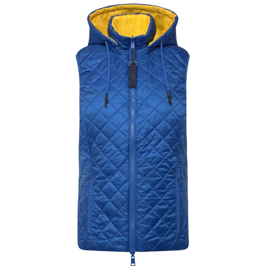 LAURASØN LAURASØN Bodywarmer blauw / geel -