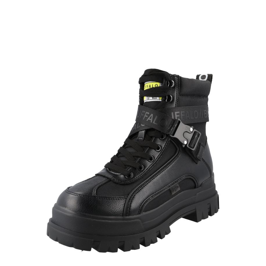 Buffalo BUFFALO Veterboots ASPHA COM1 LACEUP MID lichtgroen / zwart / wit -