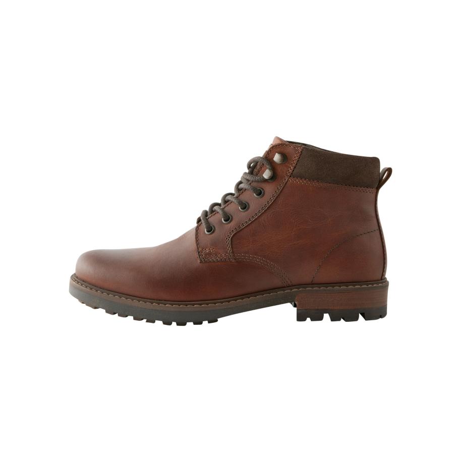 Next Next Veterboots bruin / donkerbruin -