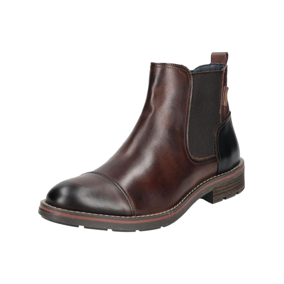Pikolinos PIKOLINOS Chelsea boots donkerbruin / zwart -