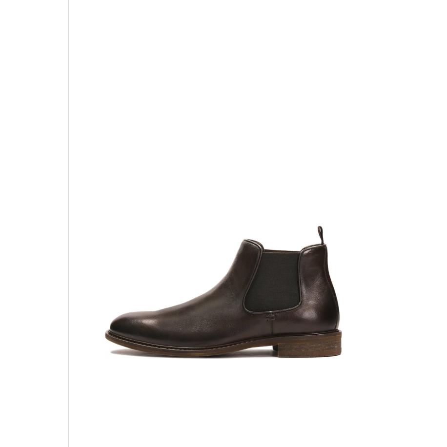Kazar Kazar Chelsea boots donkerbruin -