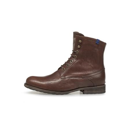 Floris van Bommel Floris van Bommel Veterboots Ferri 01 donkerbruin