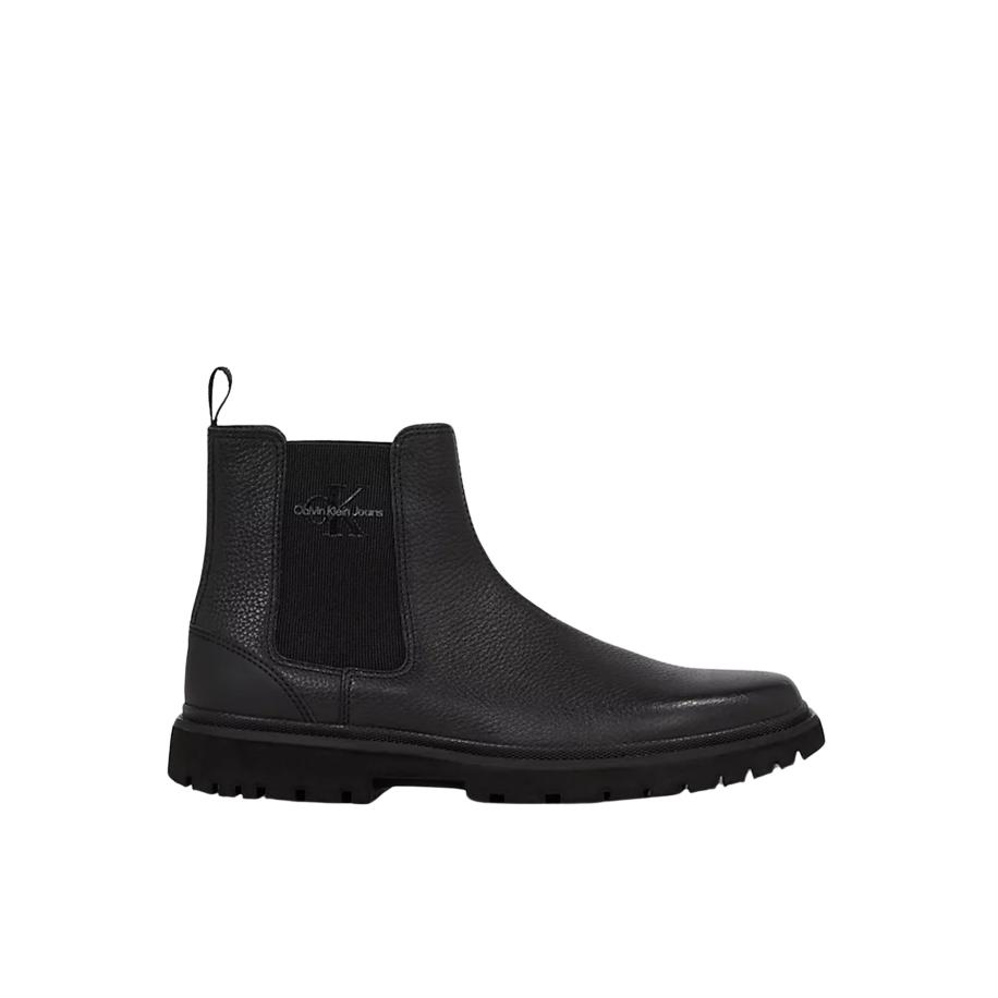 Calvin Klein EVA MID CHELSEA BOOT LTH Zwart