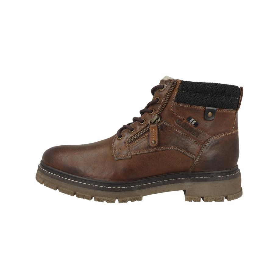 s.Oliver s.Oliver Veterboots 5-16248-43 bruin / zwart -