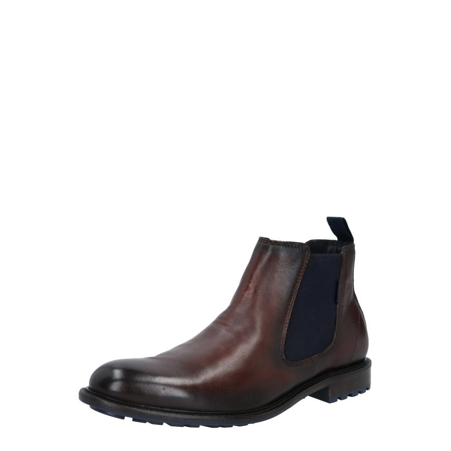 Bugatti bugatti Chelsea boots Bonifacio kastanjebruin / zwart -