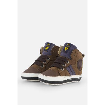 Shoesme Babyschoenen groen Leer