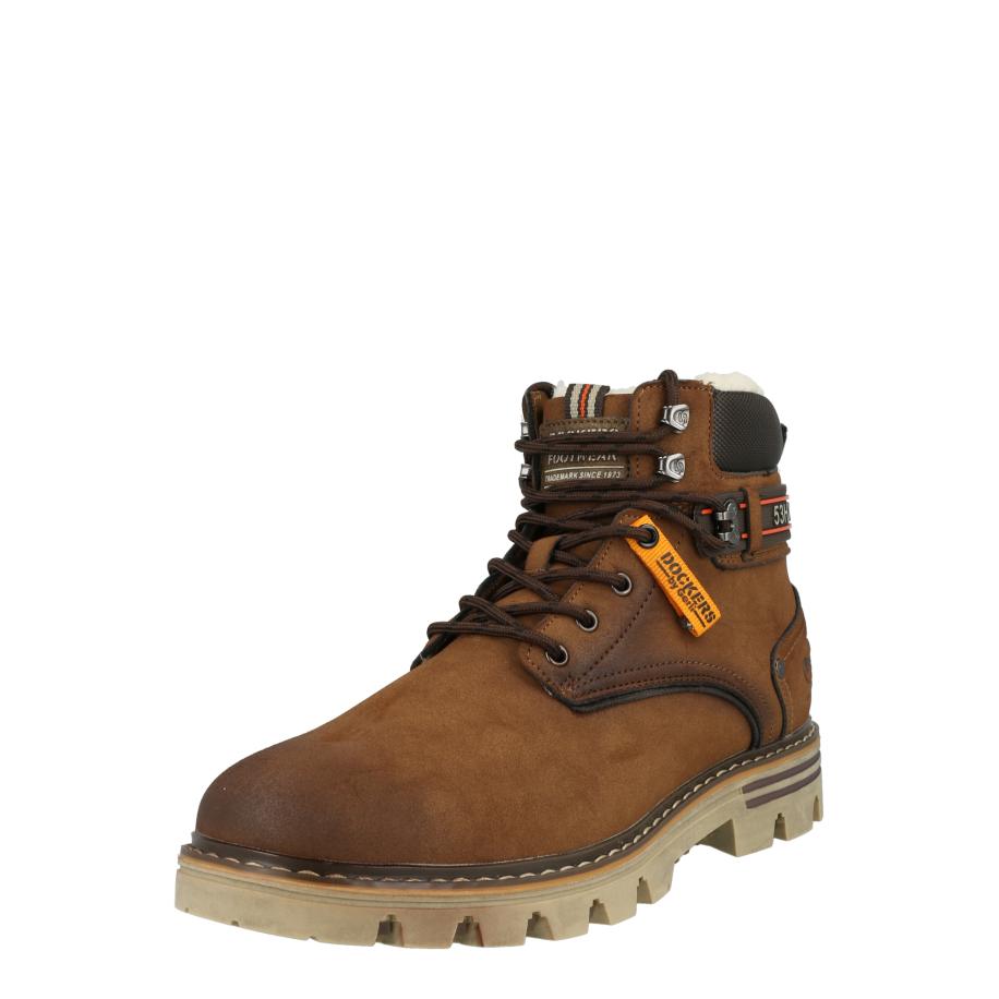 Dockers by Gerli Dockers by Gerli Veterboots bruin / oranje / zwart / offwhite -