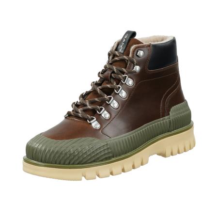 Gant GANT Veterboots Nebrada donkerbruin / olijfgroen / zwart