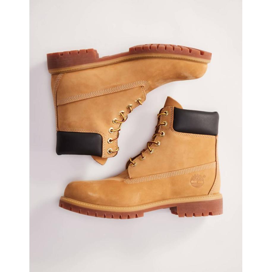Timberland - Premium - 6 inch laarzen in bruin nubuck-Neutraal Multicolor